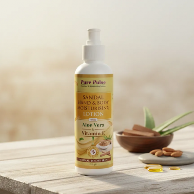 Hand & Body Lotion Sandal with Aloevera & Vitamin E