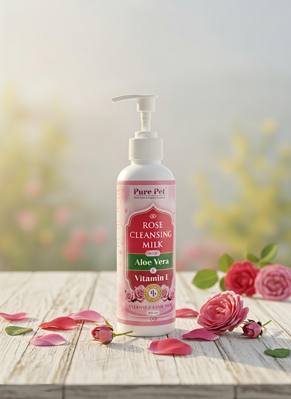 Rose Cleansing Milk with Vitamin E
